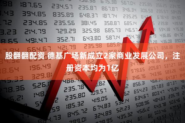 股翻翻配资 德基广场新成立2家商业发展公司，注册资本均为1亿